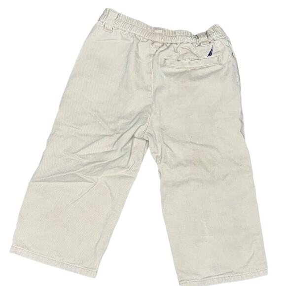 Nautica 24 months tan khaki pants pockets elastic - Picture 2 of 4